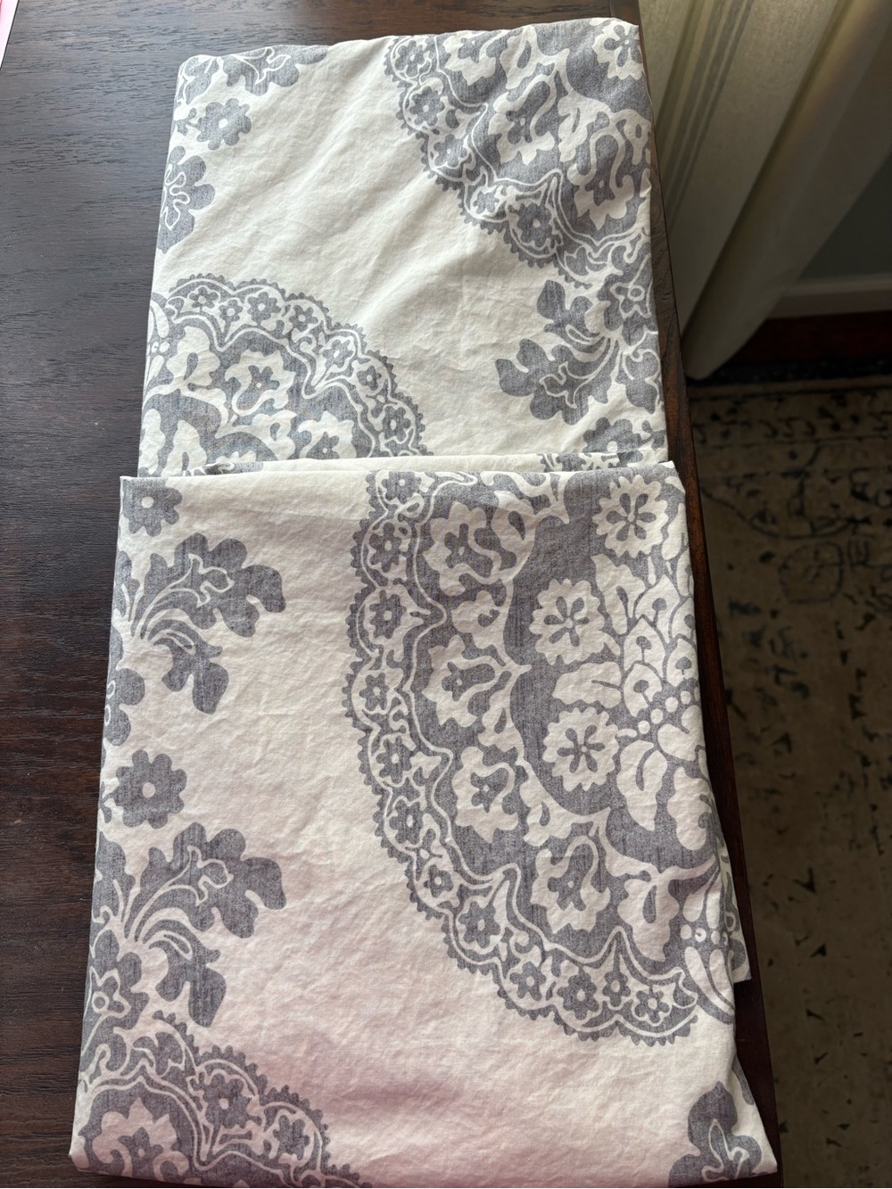 Pottery Barn Lucianna Medallion King Shams